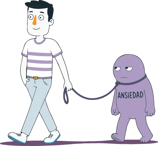 Ilustración del curso Domina tu ansiedad