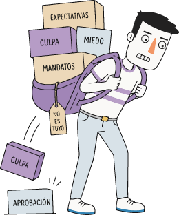 Adrián cargando creencias, miedos y expectativas